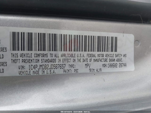 Jeep Cherokee Limited 4x4 2018 1C4PJMDB2JD567657 Image 9
