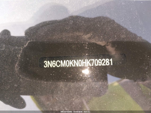 44743494 :رقم المزاد ، 3N6CM0KN0HK709281 vin ، 2017 Nissan Nv200 Sv مزاد بيع