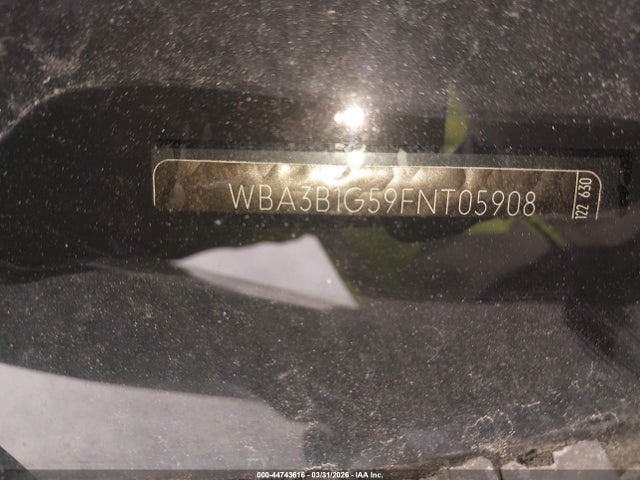 Продажа на аукционе авто 2015 Bmw 320i, vin: WBA3B1G59FNT05908, номер лота: 44743616