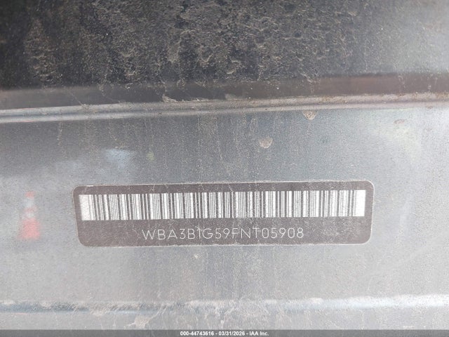 Продажа на аукционе авто 2015 Bmw 320i, vin: WBA3B1G59FNT05908, номер лота: 44743616