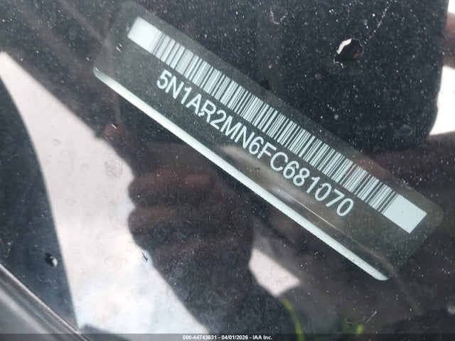 Nissan Pathfinder S 2015 5N1AR2MN6FC681070 Image 9