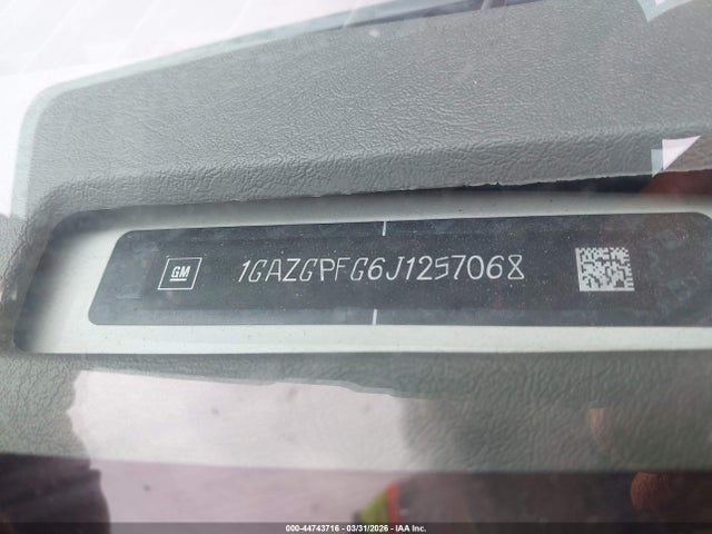 44743716 :رقم المزاد ، 1GAZGPFG6J1257068 vin ، 2018 Chevrolet Express 3500 Lt مزاد بيع