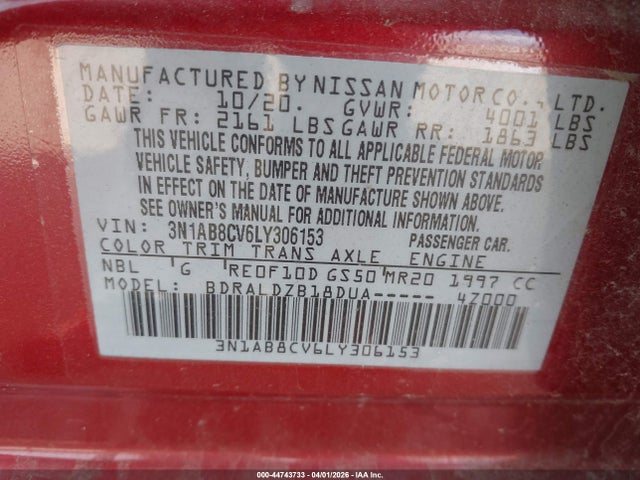 Nissan Sentra Sv Xtronic Cvt 2020 3N1AB8CV6LY306153 Image 9