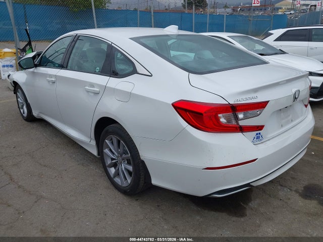 44743782 :رقم المزاد ، 1HGCV1F1XMA056498 vin ، 2021 Honda Accord Lx مزاد بيع