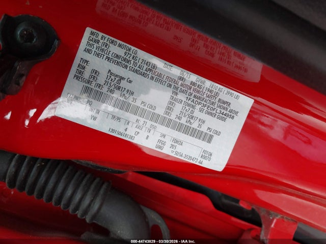 2015 FORD FOCUS 1FADP3FE0FL344958 Photo 8