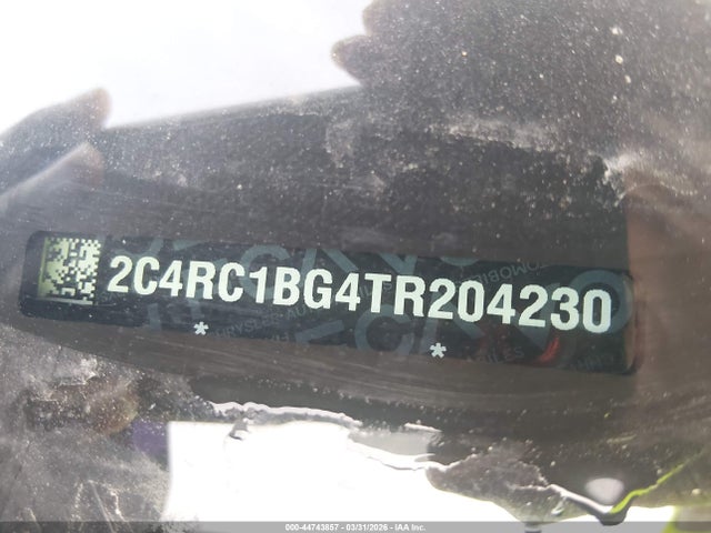 44743857 :رقم المزاد ، 2C4RC1BG4TR204230 vin ، 2026 Chrysler Pacifica Select مزاد بيع