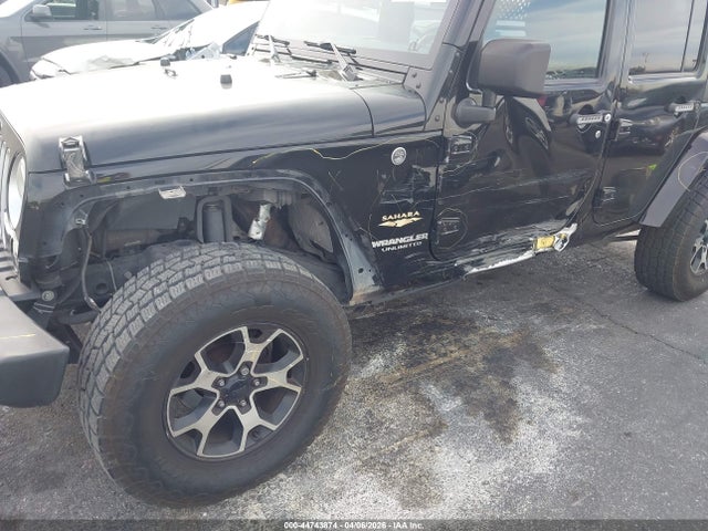 Продажа на аукционе авто 2016 Jeep Wrangler Unlimited Sahara, vin: 1C4BJWEG0GL347271, номер лота: 44743874