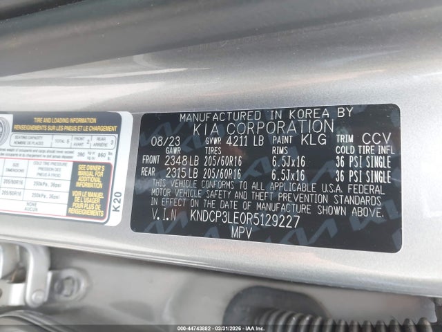 KIA NIRO LX 2024 KNDCP3LE0R5129227 Image 9