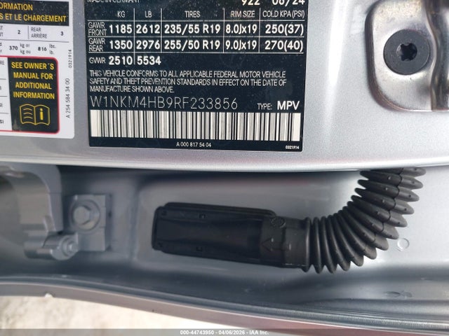 Продажа на аукционе авто 2024 Mercedes-benz Glc 300 4matic Suv, vin: W1NKM4HB9RF233856, номер лота: 44743950