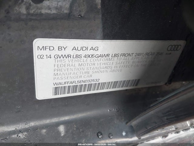 2014 AUDI A4 WAUFFAFL5EN032532 Photo 8