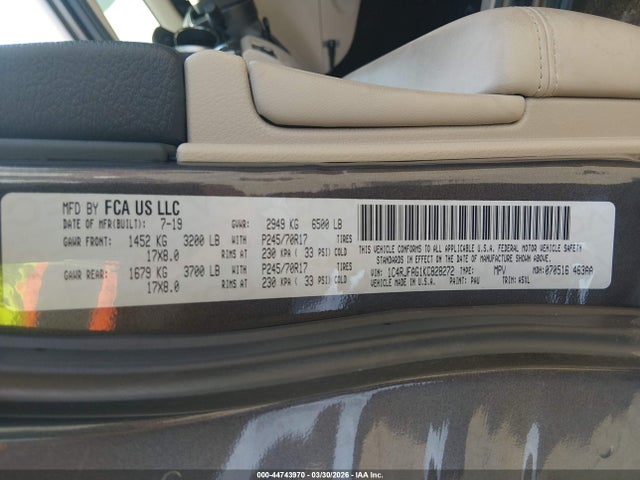 Jeep Grand Cherokee Laredo E 4x4 2019 1C4RJFAG1KC828272 Image 9