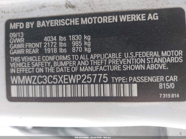 WMWZC3C5XEWP25775 Mini Countryman Cooper S