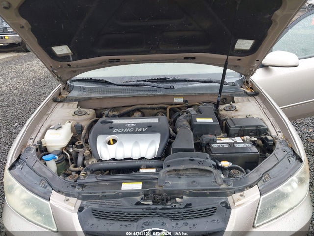 2007 Hyundai Sonata Gls მანქანა იყიდება აუქციონზე, vin: 5NPET46C97H176838, აუქციონის ნომერი: 44744120