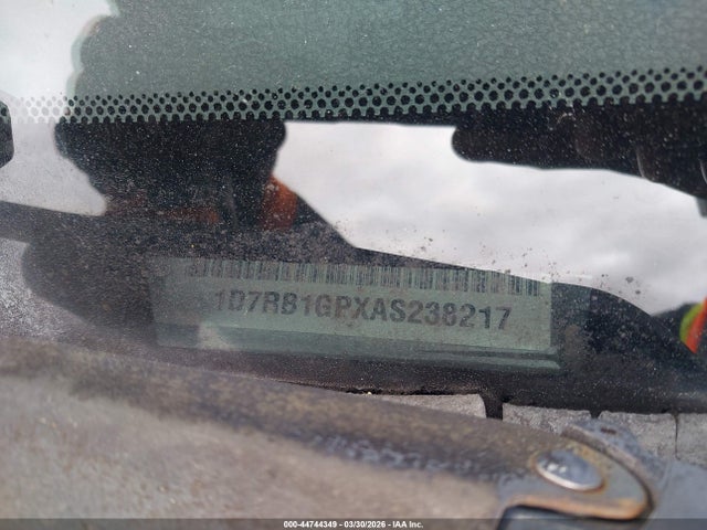 Продаж на аукціоні авто 2010 Dodge Ram 1500 St, vin: 1D7RB1GPXAS238217, номер лоту: 44744349