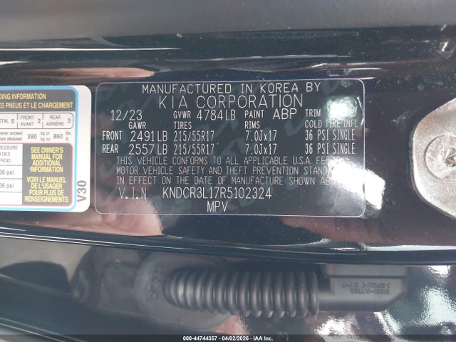 KIA Niro Ev Wind 2024 KNDCR3L17R5102324 Image 9