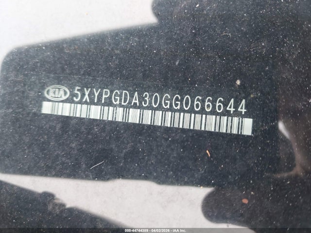 Aukcja sprzedaży 2016 Kia Sorento 2.4l Lx, vin: 5XYPGDA30GG066644, numer aukcji: 44744389