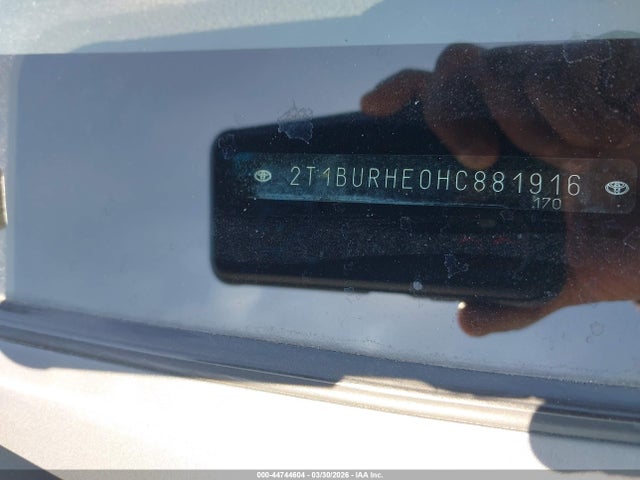 Toyota COROLLA LE 2017 2T1BURHE0HC881916 Image 9