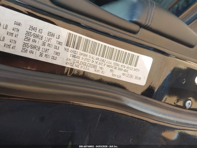 Продаж на аукціоні авто 2018 Jeep Grand Cherokee Laredo E 4x2, vin: 1C4RJEAG8JC252883, номер лоту: 44744682