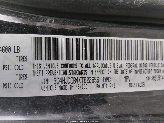 2019 JEEP COMPASS 3C4NJDCB4KT622856 Photo 8