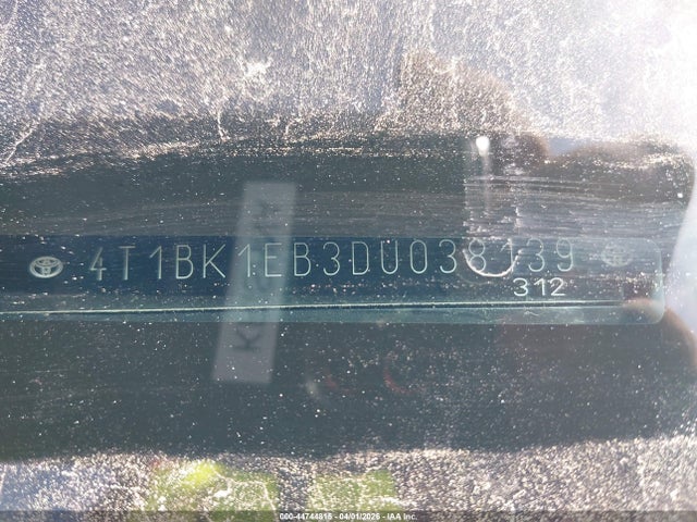 Aukcja sprzedaży 2013 Toyota Avalon Xle Premium, vin: 4T1BK1EB3DU038139, numer aukcji: 44744815