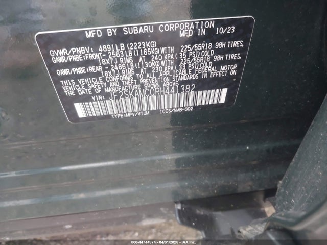 2024 SUBARU FORESTER JF2SKAMC0RH441382 Photo 8