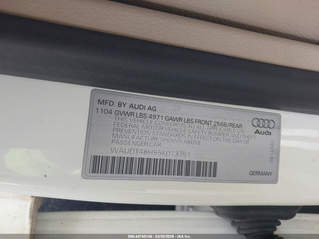 2005 AUDI A4 WAUDT48H55K013751 Photo 8