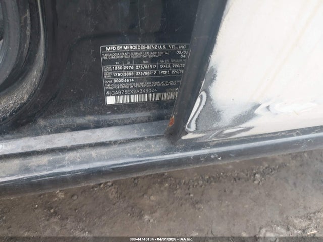 Aukcja sprzedaży 2002 Mercedes-benz Ml 500, vin: 4JGAB75EX2A345024, numer aukcji: 44745184