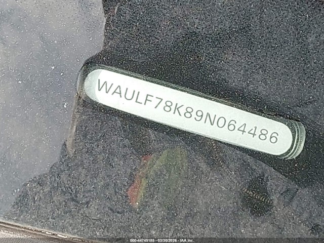 Продаж на аукціоні авто 2009 Audi A4 2.0t Premium, vin: WAULF78K89N064486, номер лоту: 44745185