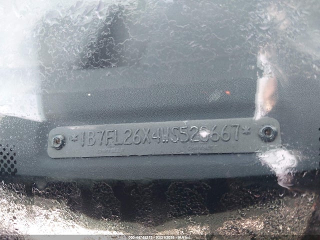 Продаж на аукціоні авто 1998 Dodge Dakota Slt/sport, vin: 1B7FL26X8WS512751, номер лоту: 44745213