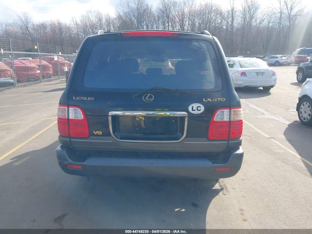 2002 Lexus Lx 470 მანქანა იყიდება აუქციონზე, vin: JTJHT00W123520110, აუქციონის ნომერი: 44745230