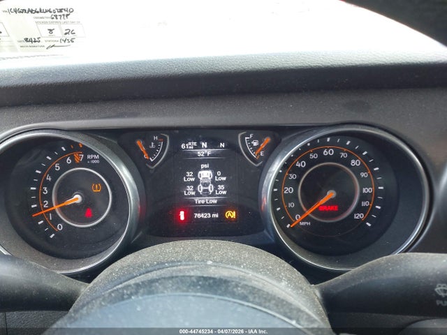 Aukcja sprzedaży 2019 Jeep Wrangler Sport 4x4, vin: 1C4GJXAG6KW602840, numer aukcji: 44745234