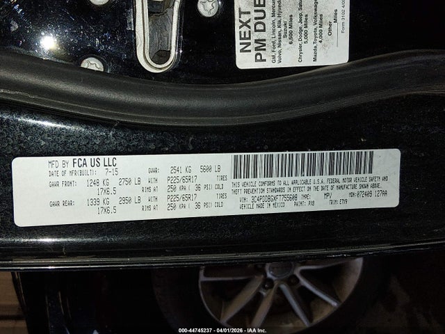 Dodge Journey Sxt 2015 3C4PDDBGXFT755608 Image 9
