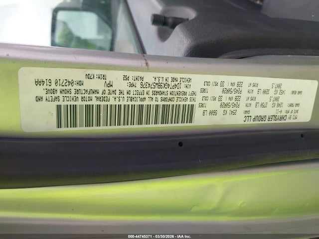 2011 DODGE NITRO 1D4PT4GK9BW574376 Photo 8