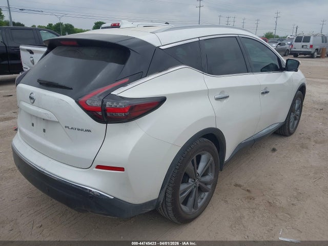 44745423 :رقم المزاد ، 5N1AZ2MJ0KN103686 vin ، 2019 Nissan Murano Platinum مزاد بيع