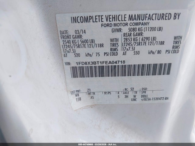 Ford F-350 Xl 2015 1FD8X3BT1FEA04718 Image 9