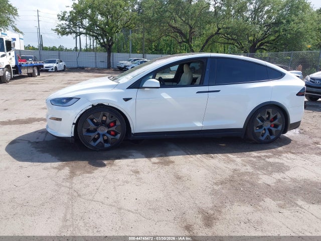 2026 Tesla Model X Plaid მანქანა იყიდება აუქციონზე, vin: 7SAXCBE6XTF483648, აუქციონის ნომერი: 44745472