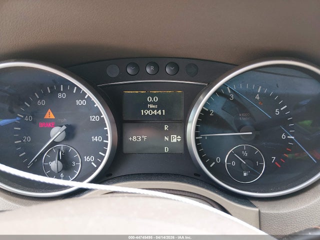 Продаж на аукціоні авто 2009 Mercedes-benz Ml 350 4matic, vin: 4JGBB86E79A522650, номер лоту: 44745495
