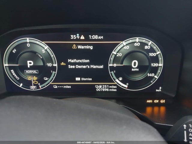 2025 Mitsubishi Outlander Phev Se S-awc მანქანა იყიდება აუქციონზე, vin: JA4T5VA90SZ041990, აუქციონის ნომერი: 44745497