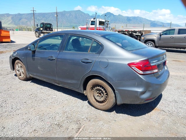 44745582 :رقم المزاد ، 2HGFB2F54DH535287 vin ، 2013 Honda Civic Lx مزاد بيع