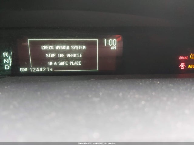 Aukcja sprzedaży 2012 Toyota Prius Two, vin: JTDKN3DU7C5521717, numer aukcji: 44745752