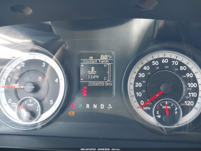 44745782 :رقم المزاد ، 3C7WRTCL2DG599527 vin ، 2013 Ram 3500 Chassis Tradesman/slt/laramie مزاد بيع