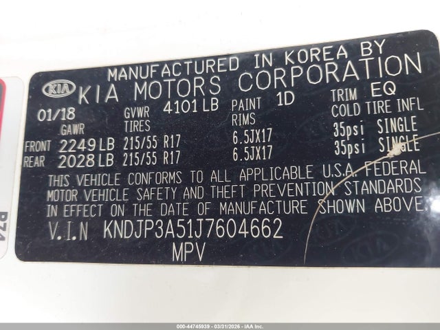 2018 KIA SOUL KNDJP3A51J7604662 Photo 8