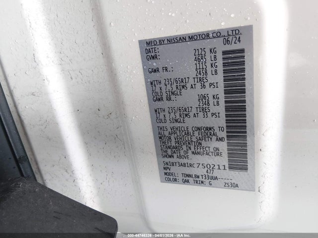 2024 NISSAN ROGUE 5N1BT3AB1RC750211 Photo 8