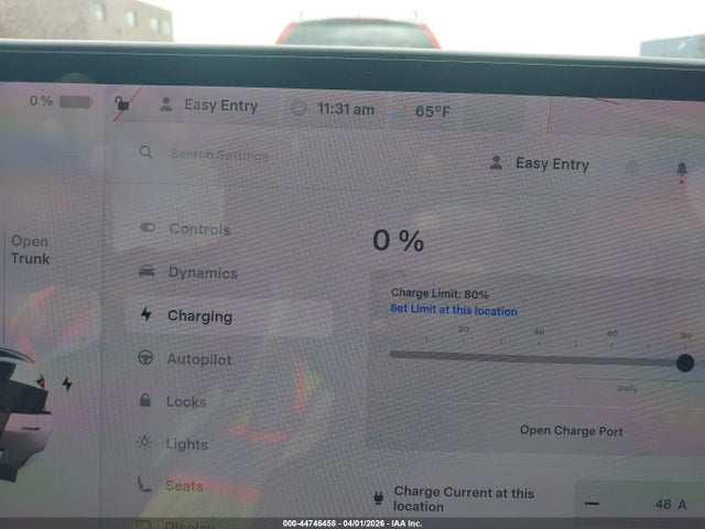 Aukcja sprzedaży 2021 Tesla Model Y Performance Dual Motor All-wheel Drive, vin: 5YJYGDEFXMF173387, numer aukcji: 44746458
