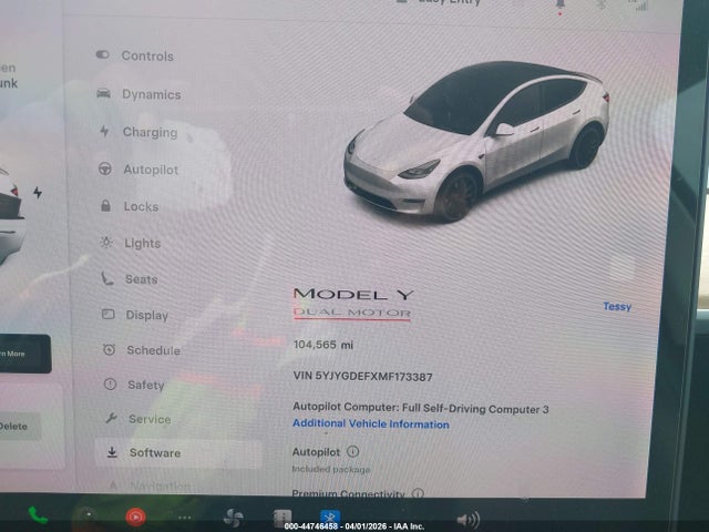 2021 TESLA MODEL Y 5YJYGDEFXMF173387 Photo 6