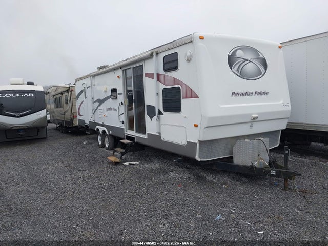 2005 Crossroads Paradise Pointe 36db Travel Trailer მანქანა იყიდება აუქციონზე, vin: 4V0TC36265A001448, აუქციონის ნომერი: 44746502