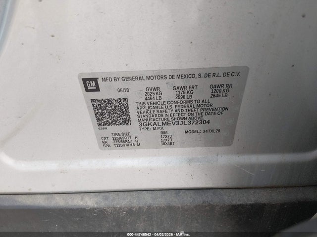 2018 GMC TERRAIN 3GKALMEV3JL372304 Photo 8