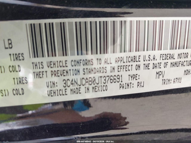 2018 JEEP COMPASS 3C4NJCAB0JT376691 Photo 8