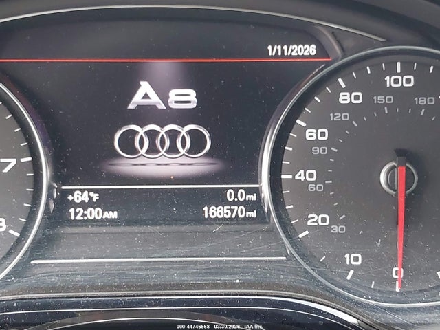 44746568 :رقم المزاد ، WAURGAFD7EN004069 vin ، 2014 Audi A8 L 3.0t مزاد بيع