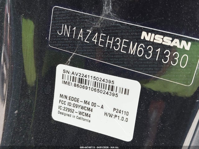 2014 NISSAN 370Z JN1AZ4EH3EM631330 Photo 8
